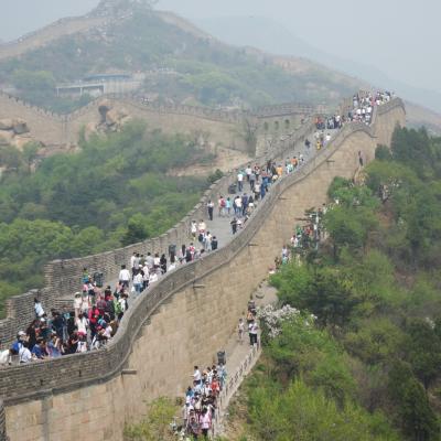 China: Vista da Grande Muralha