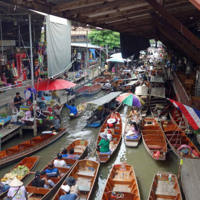 Tailândia: Mercado de Damnoen Saduak