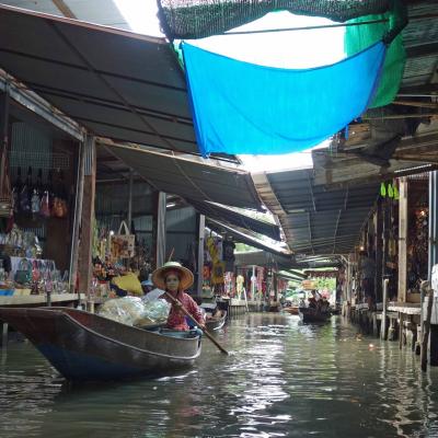 Tailândia: Mercado de Damnoen Saduak