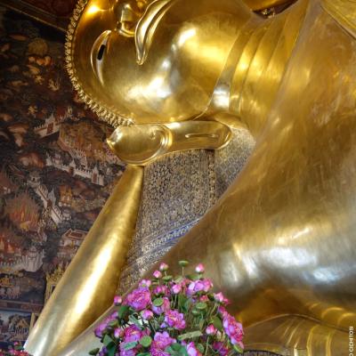 Tailândia: Reclining Buddha em Wat Pho