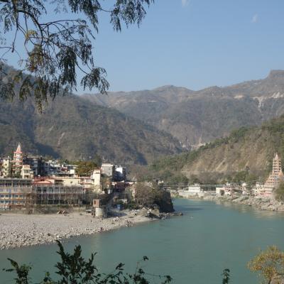 Índia: Rio Ganges em Rishikesh
