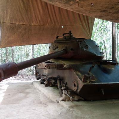 Vietnã: Tanque em Cu Chi