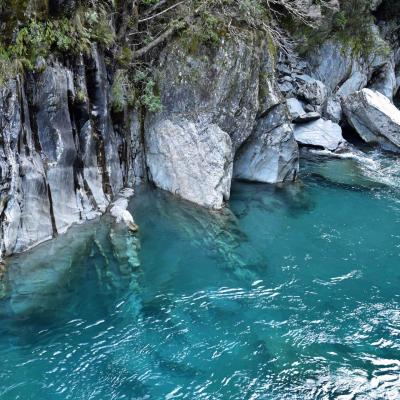 Nova Zelandia Blue Pool No Caminho De Wanaka