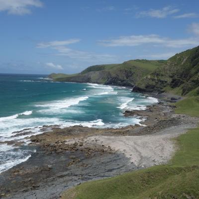 África do Sul - Coffee Bay, trilha pelas montanhas