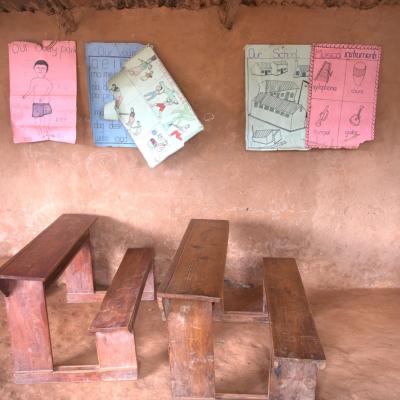 Uganda - Sala de aula em Jinja