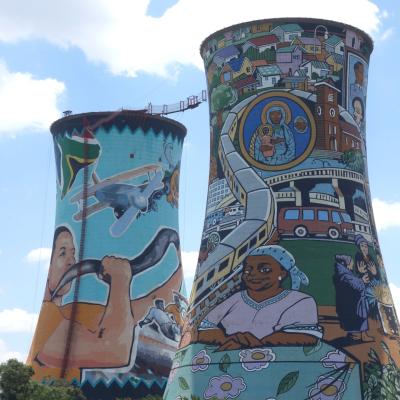 África do Sul: Torres no Soweto em Johannesburg
