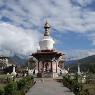 Butão - Memorial Chorte Stupa em Thimphu
