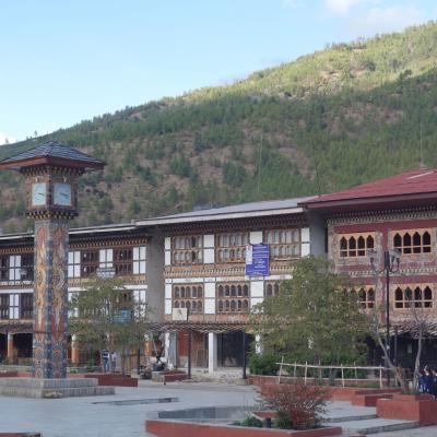 Butão - Ruas de Thimphu, sua capital