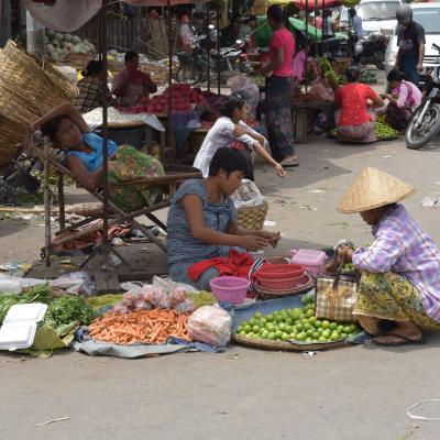 Mianmar - Mercado em Mandalay