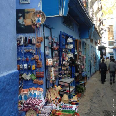 Marrocos: Comércio em Chefchaouen