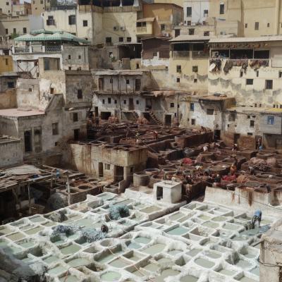 Marrocos: Curtume em Fez