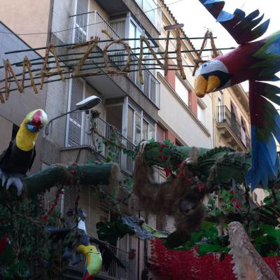 Espanha - Barcelona, Rua Amazônia na Festa Gràcia