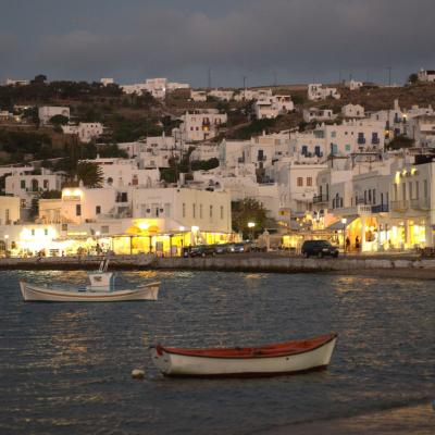 Grécia - Barcos na Ilha de Mykonos