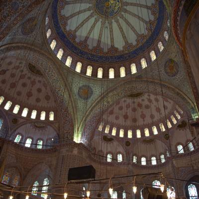 Turquia - Teto da Hagia Sophia, Istambul