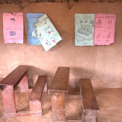 Uganda: Sala de aula em Jinja