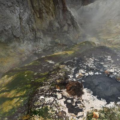 Ilhas Salomão - Cratera do vulcão Voha em Savo