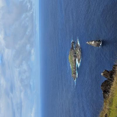 Ilha de Páscoa - Penhasco onde acontecia a competição do Bird Man