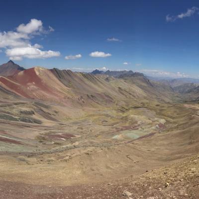 Peru - Vista panorâmica Montañas de Siete Colores