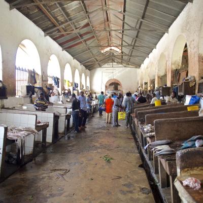 Zanzibar: Mercado em Stone Town
