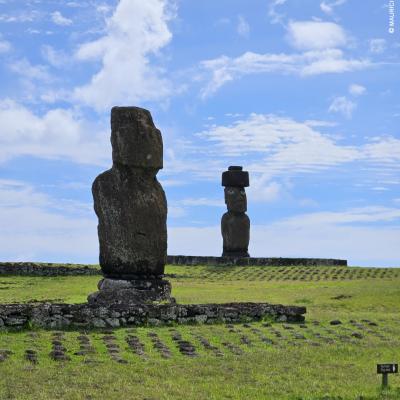 Ilha De Pascoa Diferentes Tipos De Moais Em Tahai