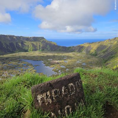 Ilha De Pascoa Vulcao Inativo Rano Kau